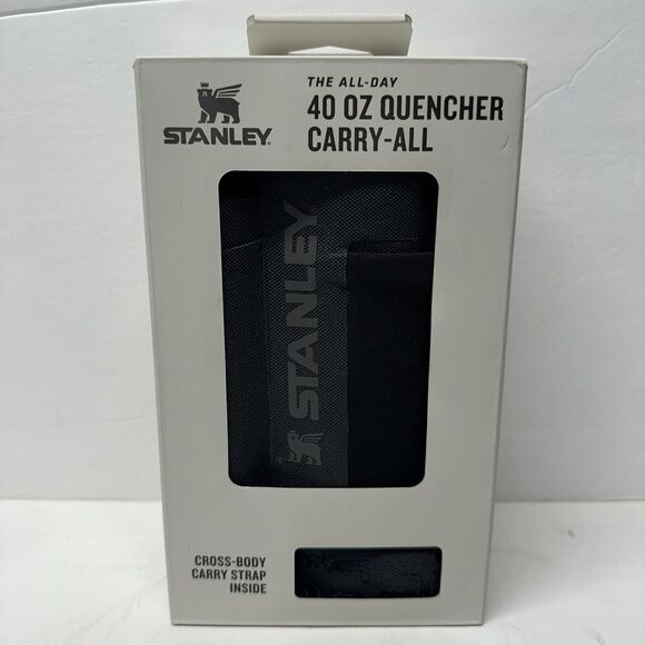 STANLEY All Day 40 oz Quencher Carry-All In Black NEW Sealed Box - Picture 1 of 2